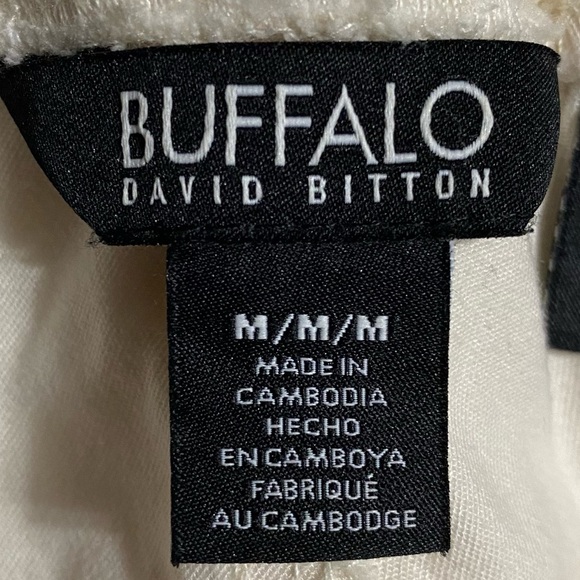 Buffalo David Bitton Soft Tencel Pull-On Jogger M Cream Comfy Casual Pockets NWT - Picture 2 of 11